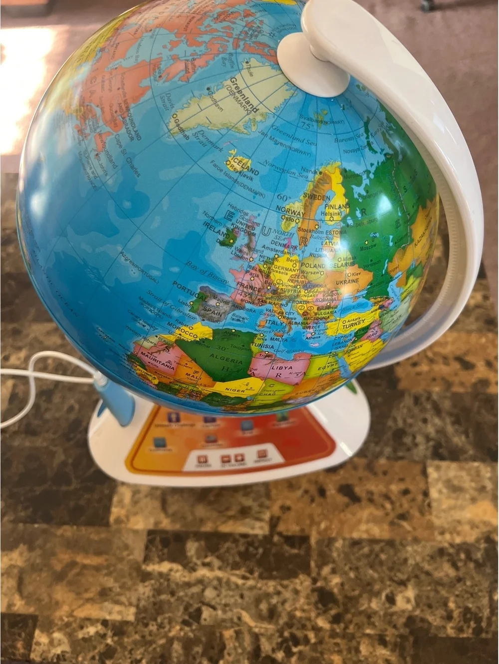 Oregon Scientific Interactive Talking Globe with Touch and Compare Features